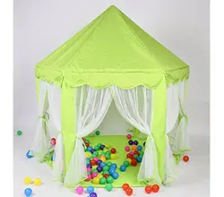 چادر بازی کودک دخترانه سبز