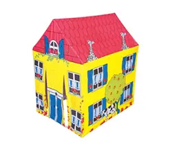 چادر بازی کودک با طرح آپارتمان