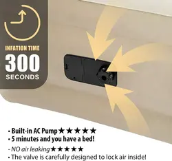 تخت بادی دو نفره طبی 2108 با پمپ 110 ولت