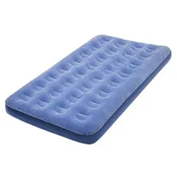 تشک بادی یک نفره آبی رنگ Pure Comfort