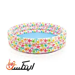 استخر بادی گرد سه لایه با طرح ستاره اینتکس