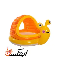 استخر بادی کودک سایبان دار طرح حلزون