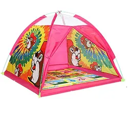 چادر بازی کودک عصایی با طرح سنجاب