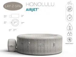 جکوزی بادی خانگی حصیری بست وی مدل Bestway 60019