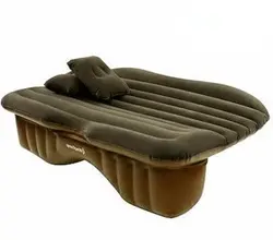 تشک بادی داخل ماشین با رنگ قهوه ای