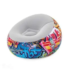 مبل بادی یک نفره طرح دار جدید