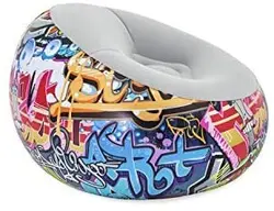 مبل بادی یک نفره طرح دار جدید