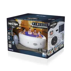 جکوزی بادی گرد با LED بست وی