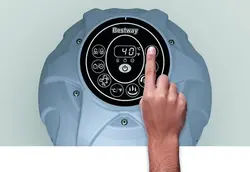 جکوزی بادی گرد با LED بست وی