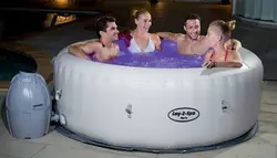 جکوزی بادی گرد با LED بست وی