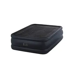 تخت خواب بادی دو نفره مشکی با رویه مواج اینتکس