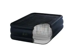 تخت خواب بادی دو نفره مشکی با رویه مواج اینتکس