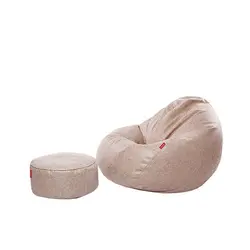 مبل شنی مخمل با زیرپایی