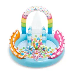 استخر بادی سرسره دار کودک خانگی اینتکس intex 57144