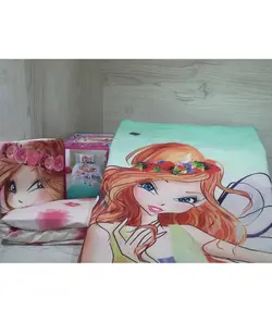 روتختی کاور رنفورس یکنفره تینیجر تاچ TAC مدل: WINX BLOOM WATERCOLOUR