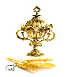 قندان برنزی کد 1301 - فروشگاه برنزیلا