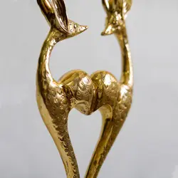 مجسمه غزال برنزی کد 0205 - فروشگاه برنزیلا