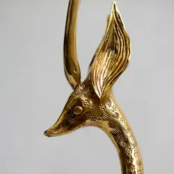 مجسمه غزال برنزی کد 0205 - فروشگاه برنزیلا