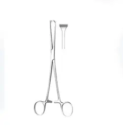 پنس آلیس عروقی مدل آتروماتیک Allis Atraumatic Tissue Forceps