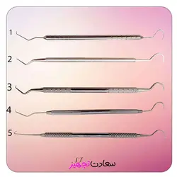 گریسی -کورت دستی – اسکیلر مکال یک سر داسی شکل