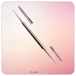 ابزار سوهان ناخن،   Podopro Blacks File - Doubled Ended ، Nail Toel Ingrown Toe Nail File Feet, Hand &amp; Nail Tools Nail Cleaner Tool Head, Double