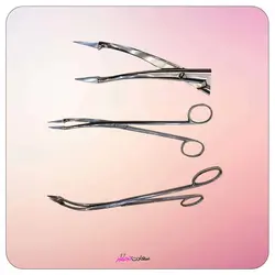 پنس خمیده 25سانتی متری، LR Feeding Tongs 25cm angular