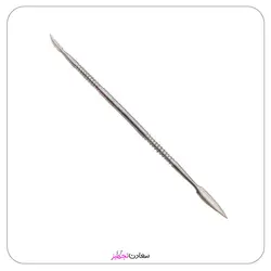 کاردک- اسپاتول دو طرفه و خراشنده سر پیکان منحنی شکل  Double End Pointed Spatula and Curved Arrowhead Scraper