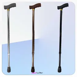 عصا لردی آلومینیومی چینی با قابلیت تنظیم ارتفاع - کالا پزشکی سعادت تجهیز