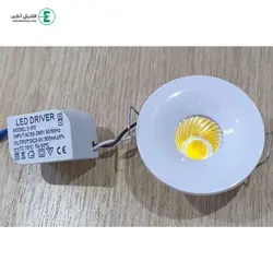 چراغ چشمی 3 وات COB گرد