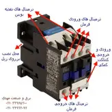 کنتاکتور 25 آمپر تله مکانیک (چینی) LC1-D25- کنتاکتور 11 کیلووات 220ولت