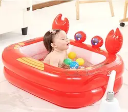 استخر بادی کودک با طرح خرچنگ اینتکس