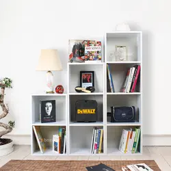 قفسه کتابخانه پلکانی