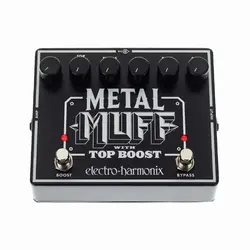 خرید افکت گیتار الکتریک الکترو هارمونیکس Electro Harmonix Metal Muff کارکرده در حد نو - سازی ها