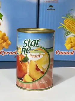 کمپوت هلو لون استار 420 گرمی