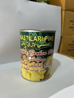 کمپوت آناناس راستی لاری 565 گرمی (عمده)