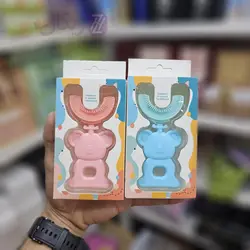 مسواک بچه مدل سیلیکونی چرخشی طرح خرس