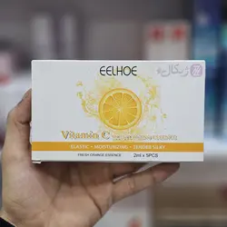 ویال کرمی روشن کننده و ضد جوش ویتامین سی برند EELHOE بسته 5 عددی