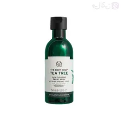 ژل شستشو صورت تی تری بادی شاپ مدل TEA TREE حجم 250 میلی لیتر