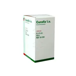 پانسمان فیکس کننده آنژیوکت شفاف  curafix I.V