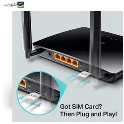 مودم روتر 3G/4G/5G بیسیم تی پی لینک  MR400 AC1200استوک