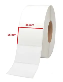 لیبل حرارتی 35 × 25