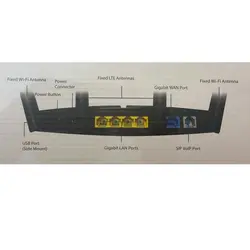 مودم روتر سیم کارتی بی سیم 4G CATE 6 AC1200 دی-لینک مدل DWR-957M