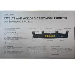 مودم روتر سیم کارتی بی سیم 4G CATE 6 AC1200 دی-لینک مدل DWR-957M