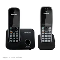 تلفن بی سیم پاناسونیک مدل KX-TG3712 استوک دو گوشی