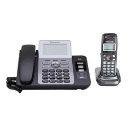تلفن دوخط دولاین منشی دار  بی سیم پاناسونیک KX-TG9471 Panasonic استوک