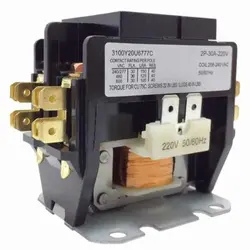 کنتاکتور کولر گازی ۲ پل ۳۰ آمپر بسته 4 عددی