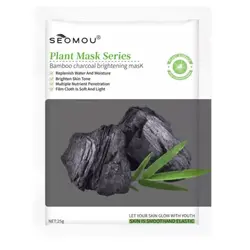 ماسک صورت SEOMOU مدل زغال بامبو وزن 25 گرم