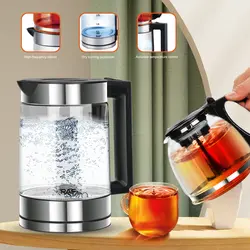 کتری برقی شیشه‌ایی پر قدرت راف مدل R.7898 - ایران راف