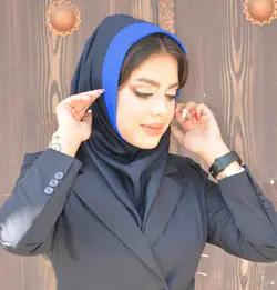 مقنعه اداری تل طوسی کد20