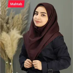 مقنعه ساده سفیدکد10